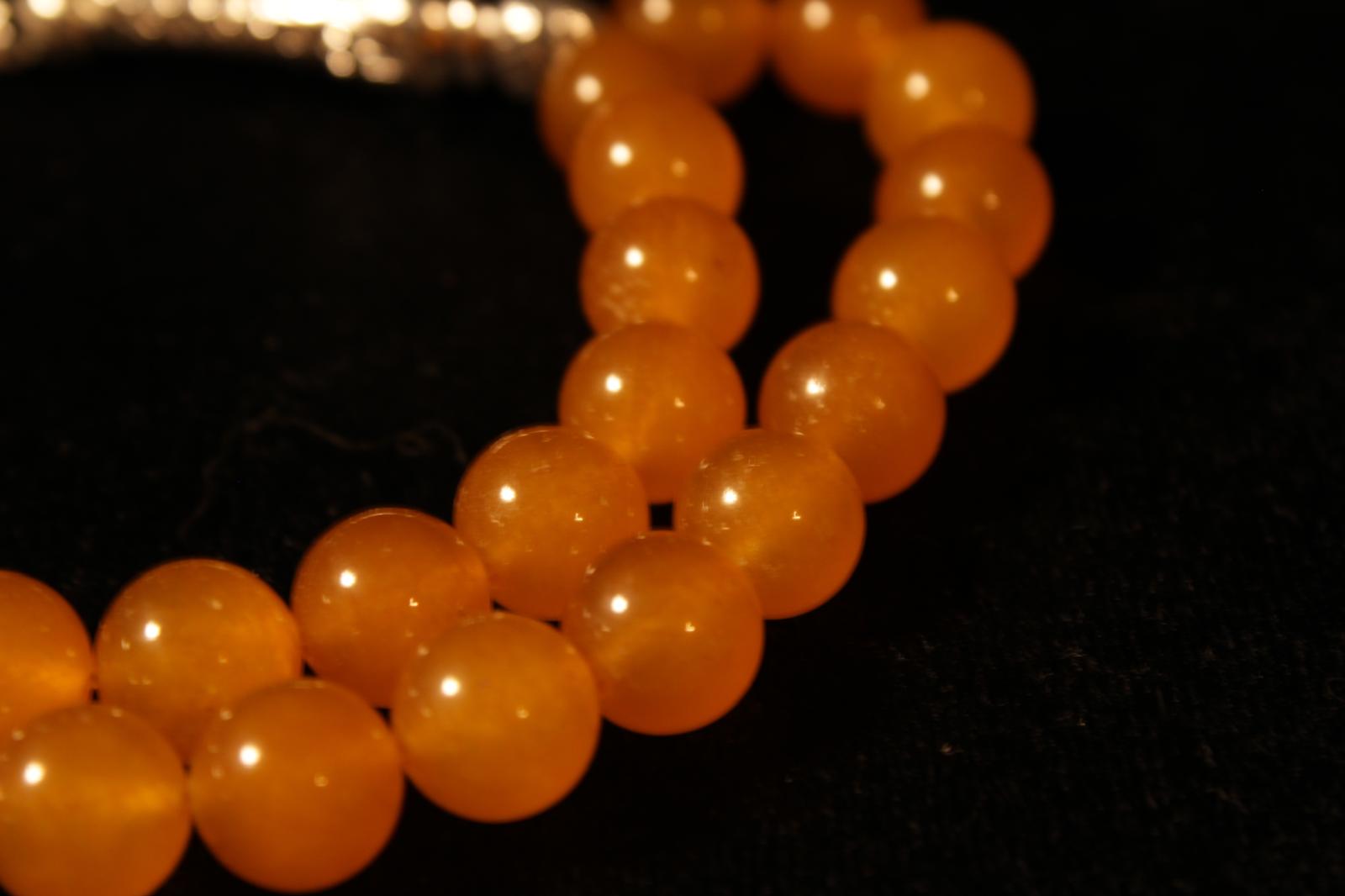 Bal Kuvars Taşı 10mm Küre Kesim Tesbih