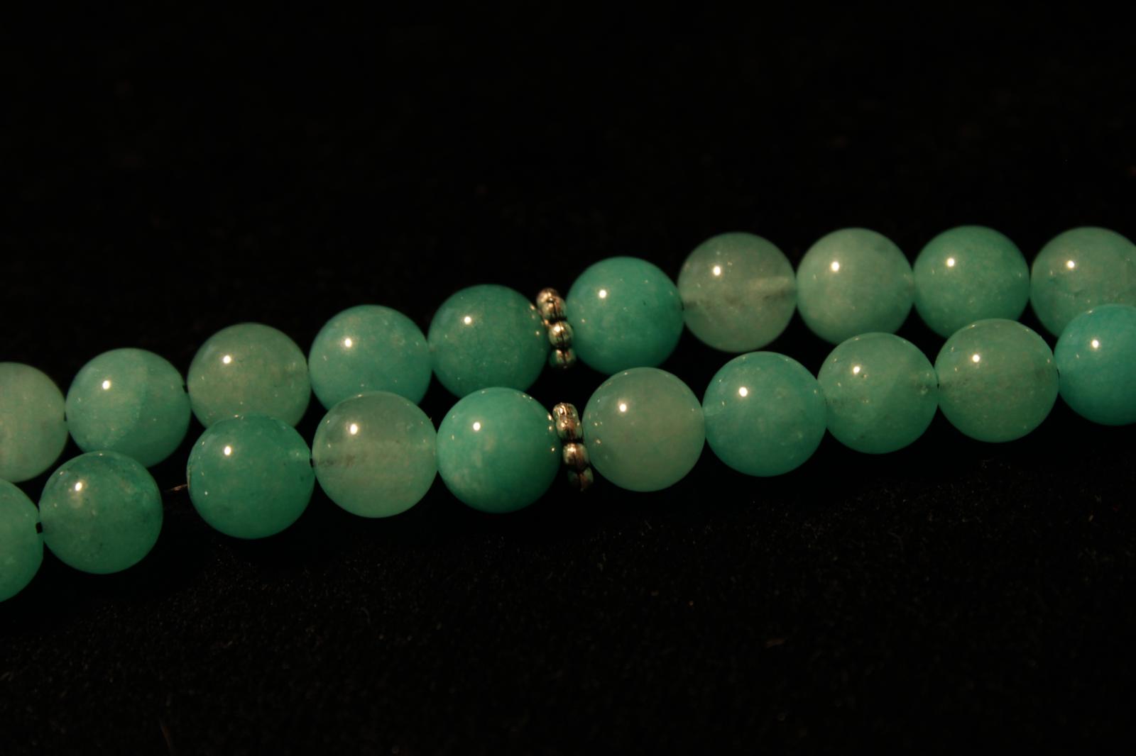 Larimar Ceyt Kuvars Taşı 8mm Küre Kesim Tesbih
