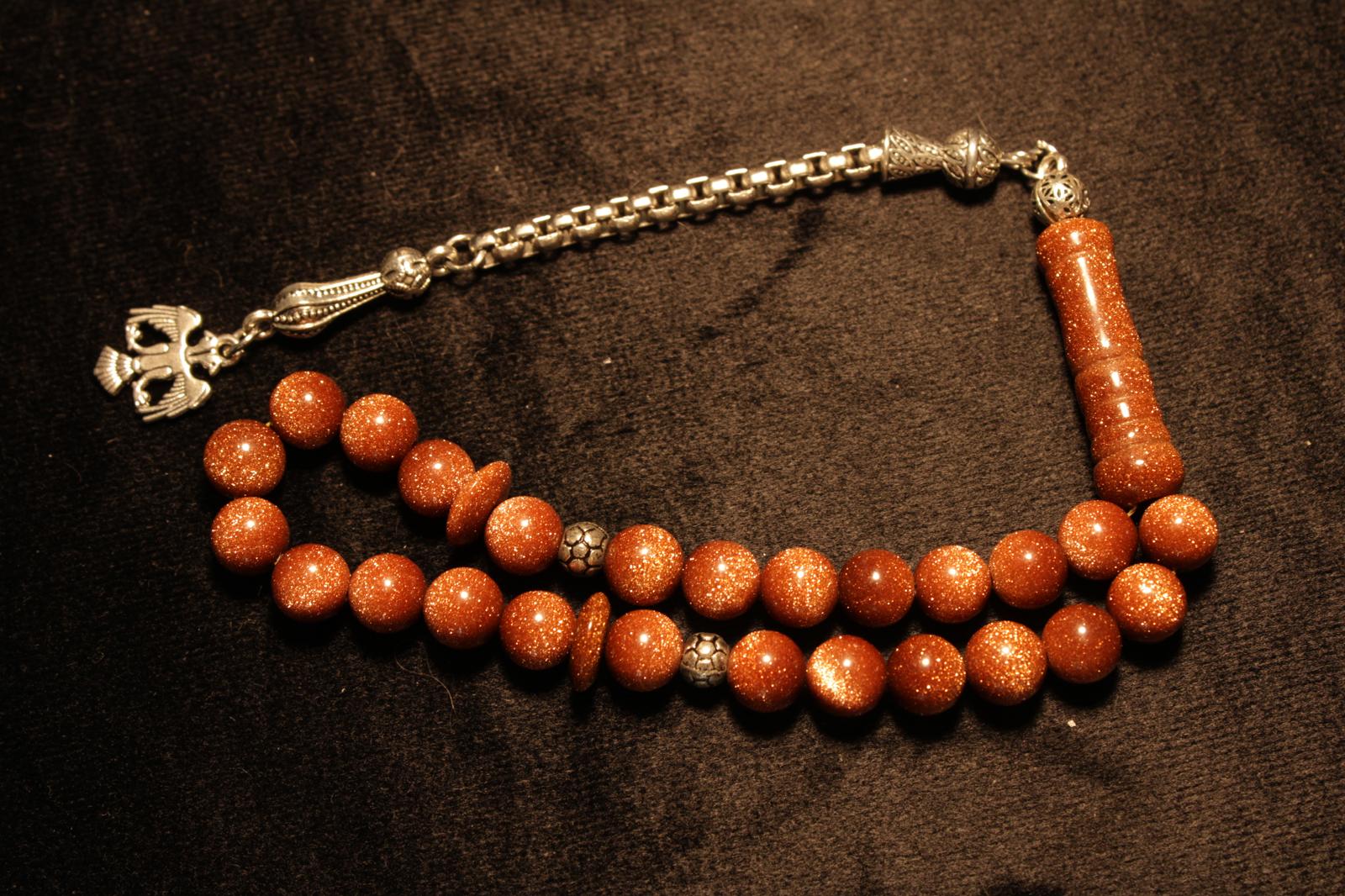 Yıldız Taşı 8mm Küre Kesim Tesbih