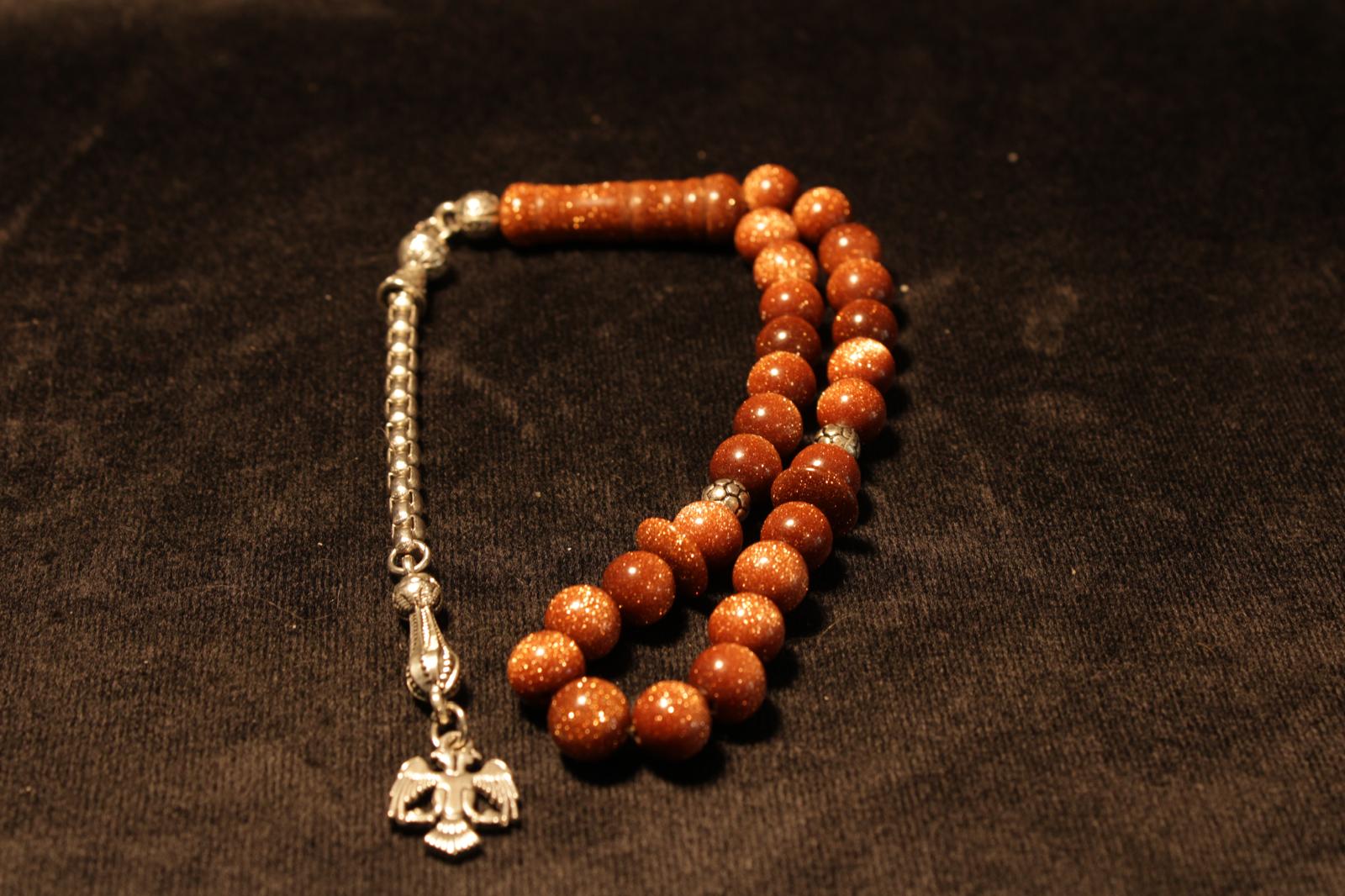 Yıldız Taşı 8mm Küre Kesim Tesbih