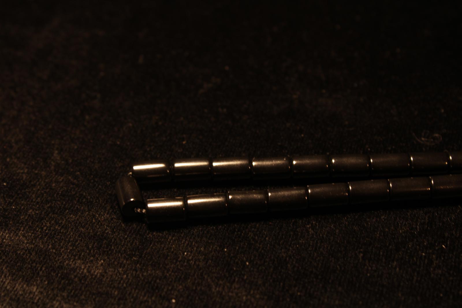 Oltu Taşı 7x10mm Kesme Kesim Tesbih